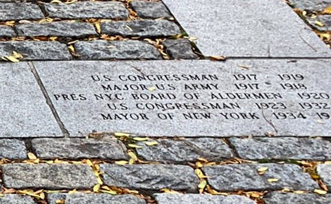 New York - A monument to Fiorello La Guardia - 547 LaGuardia Pl, New York, NY 10012, USA