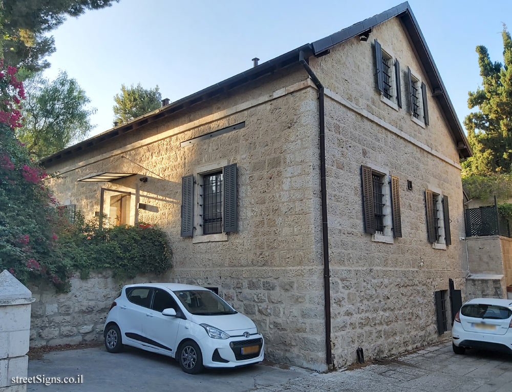 Jerusalem - Heritage Sites in Israel - August Bienzle House - Yitzhak A. Cremieux St 6, Jerusalem, Israel