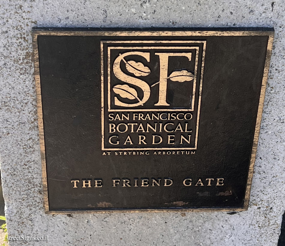 San Francisco - The Botanical Garden - San Francisco Botanical Gardens North Entrance, Australia Walk, San Francisco, CA 94122, USA