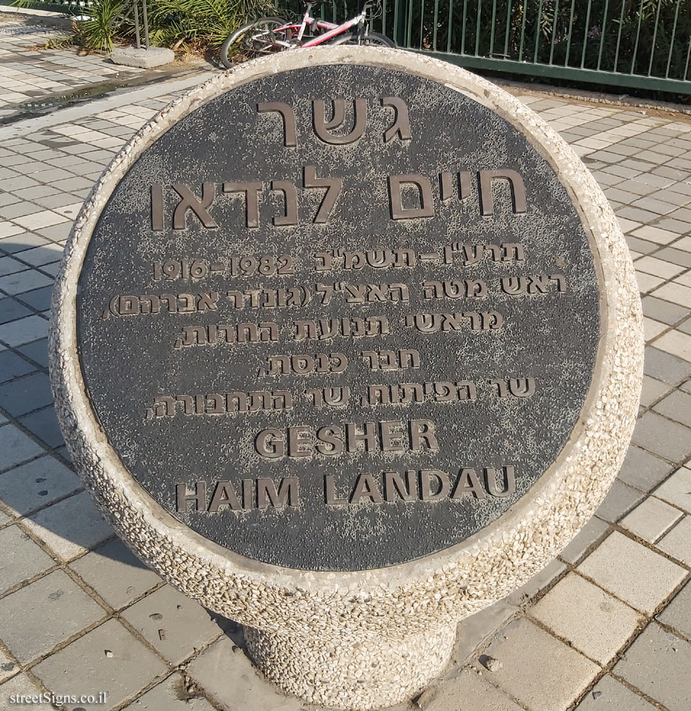Tel Aviv - Haim Landau Bridge