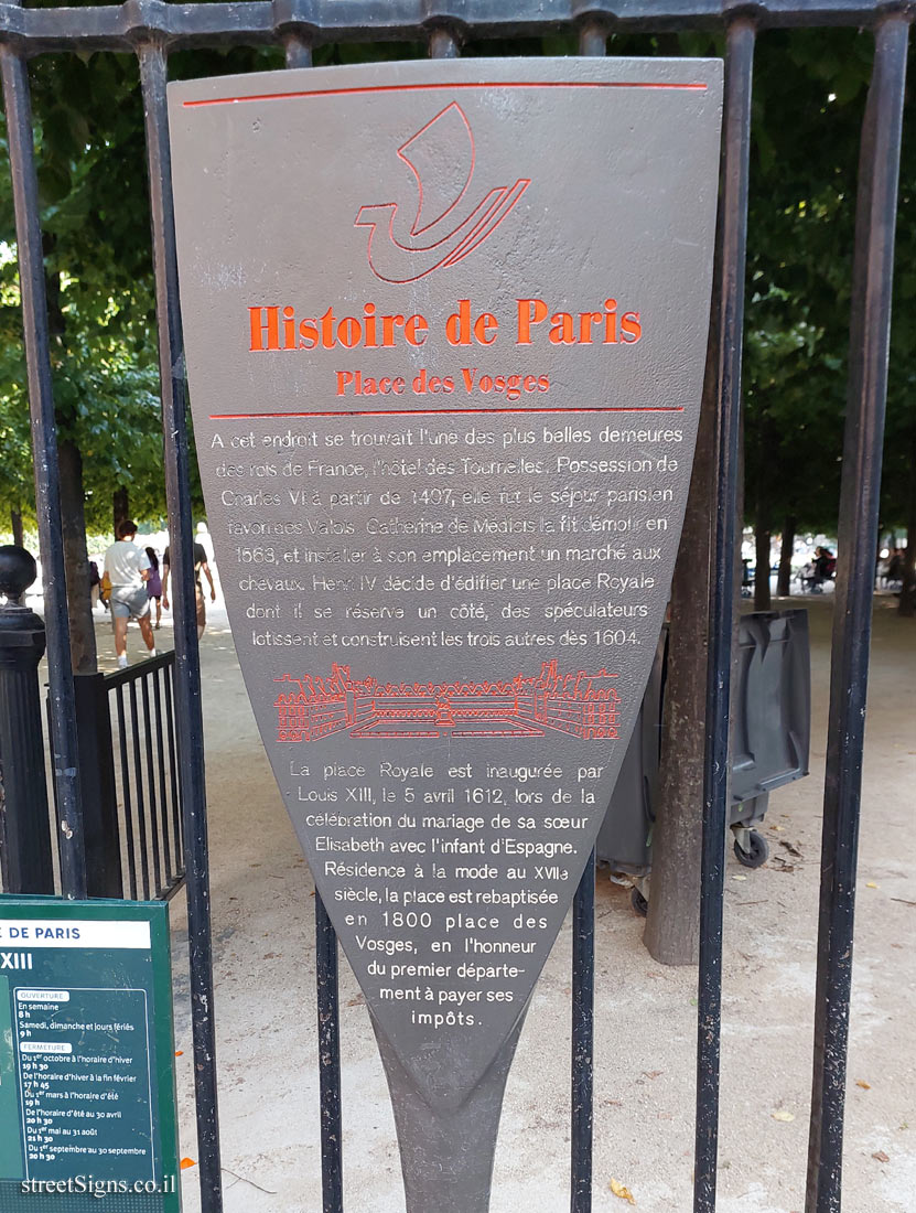 Paris - History of Paris - Place des Vosges