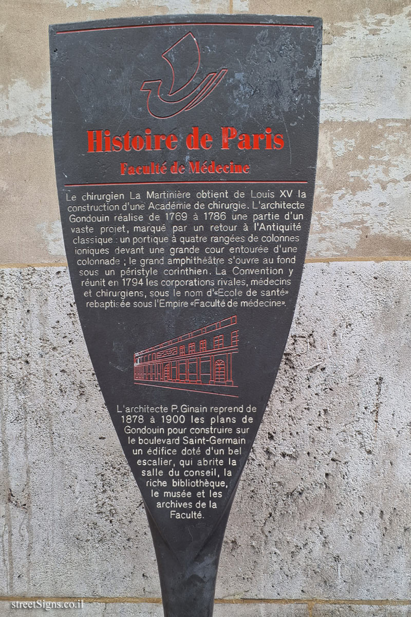 Paris - History of Paris - Faculty of Medicine