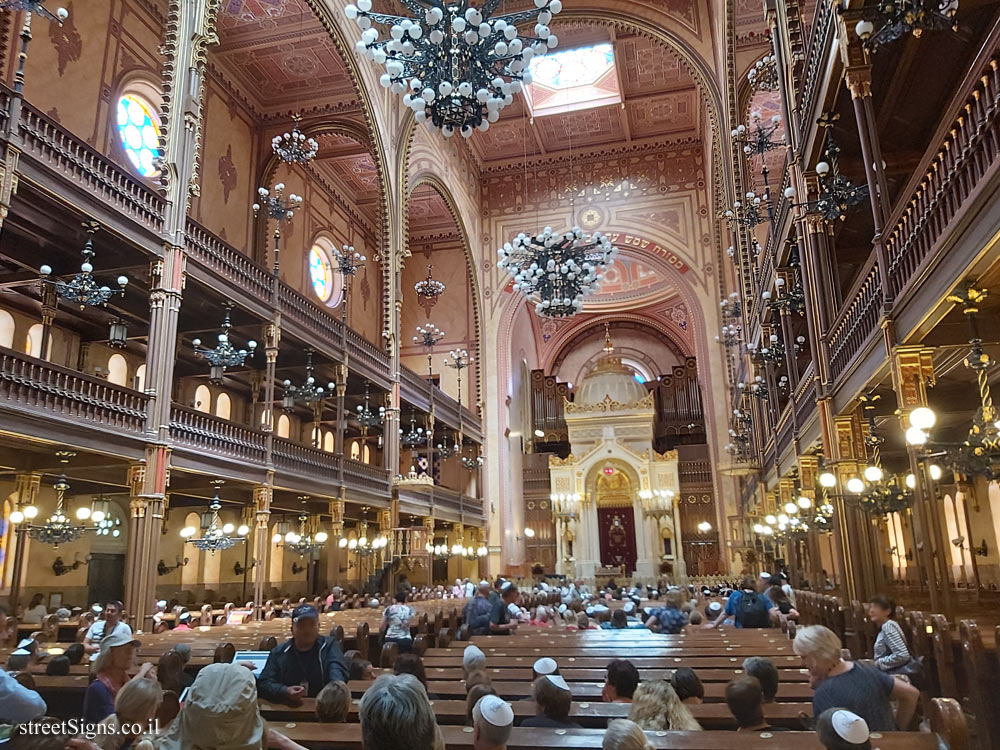 Budapest - The Great Synagogue of Budapest - Budapest, Dohány u. 1b, 1074 Hungary