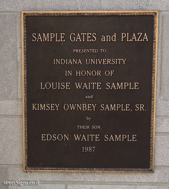 Bloomington, IN - Indiana University - Sample Gates - E Kirkwood Ave & S Indiana Ave, Bloomington, IN 47405, USA