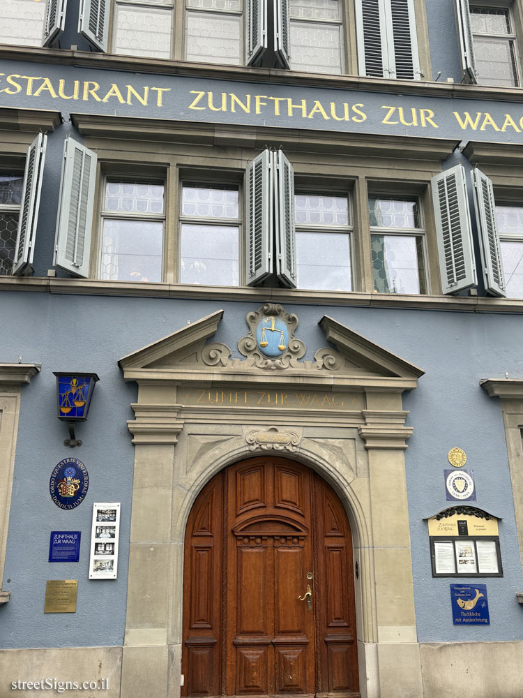 Zurich - Weavers’ Guild House - Historic Building - Münsterhof 8, 8001 Zürich, Switzerland