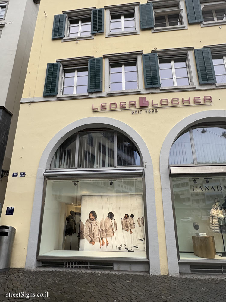 Zurich - Kämbel Guild House - Historic Building - Münsterhof 18, 8001 Zürich, Switzerland