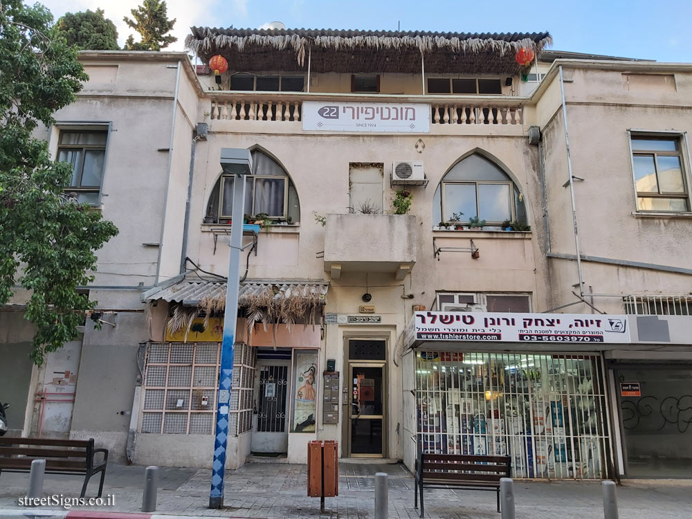 Tel Aviv - buildings for conservation - 22 Montefiore - Montefiore St 22 (year 2022), Tel Aviv-Yafo, 6516409, Israel