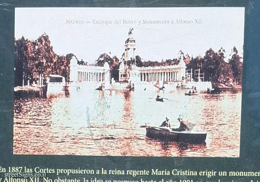 Madrid - Buen Retiro Park - Monument to Alfonso XII