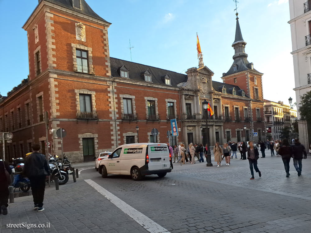Madrid - The place where the tower of the old church of Santa Cruz stood - Plaza de Santa Cruz, 1, Centro, 28012 Madrid, Spain