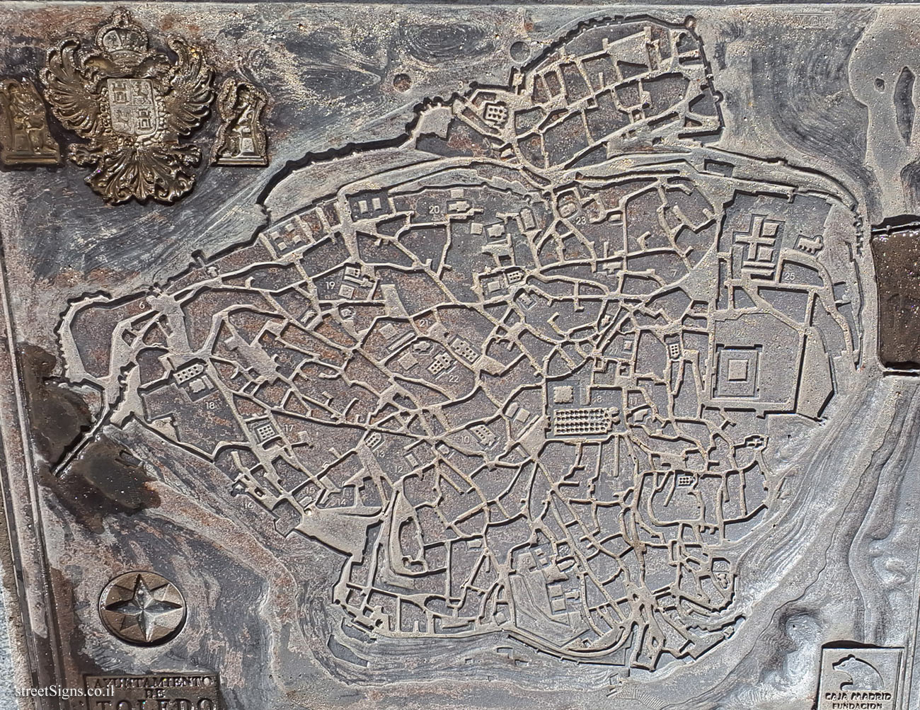 Toledo - Old City Map - C. Samuel Levi, 4, 45002 Toledo, Spain