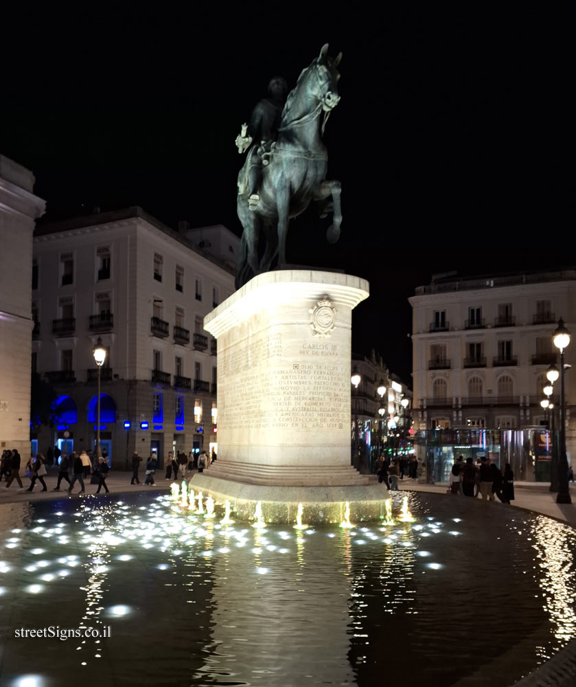 Madrid - Statue of Carlos III at Puerta del Sol