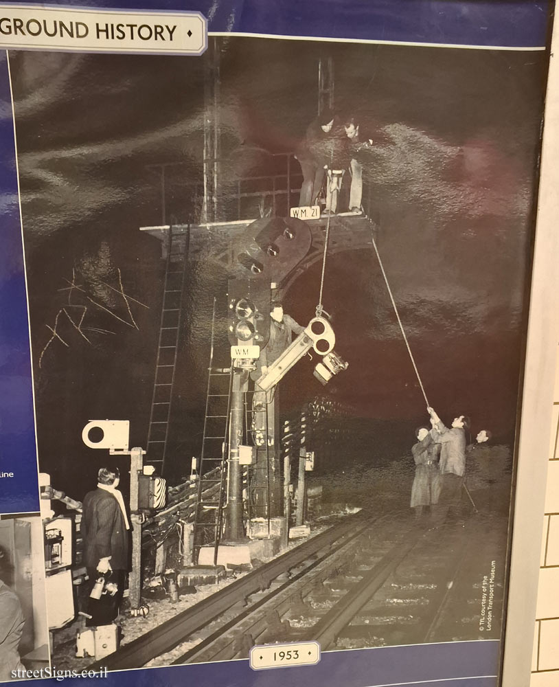London -  London Underground History - Our heritage: Removal of Semaphore Signal System at Hanger Lane Junction
