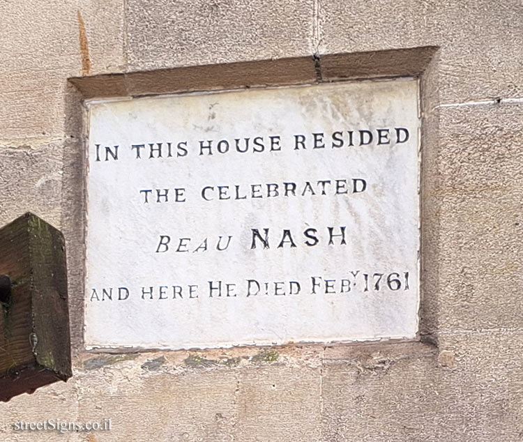 Bath - Home of Beau Nash "King of Bath" - Beau Nash House, Saw Cl, Bath BA1 1EU, UK