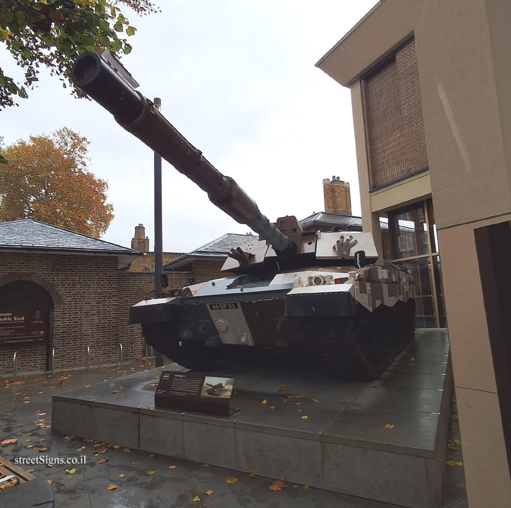 London - National Army Museum - Challenger 2 Tank - National Army Museum, London SW3, UK