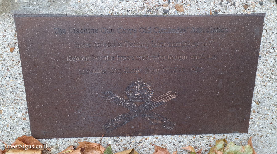 London - "The Boy David" statue commemorating the Machine Gun Corps in World War I - Side 3