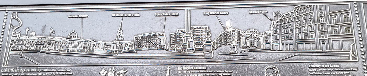 London - Jubilee Walkway - Trafalgar Square (3) - Key sites around the square and in the square