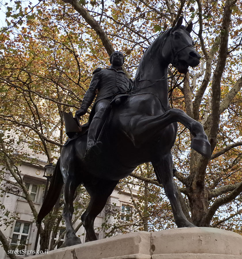 London - Equestrian statue of King George III - 20 Cockspur St, London SW1Y 5BL, UK