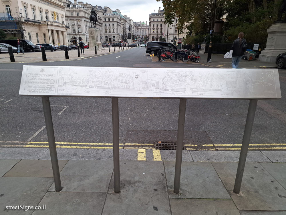 London - Silver Jubilee Walkway - P&O Shipping Company and Places and People in the Area - 9 Carlton House Terrace, London SW1, UK