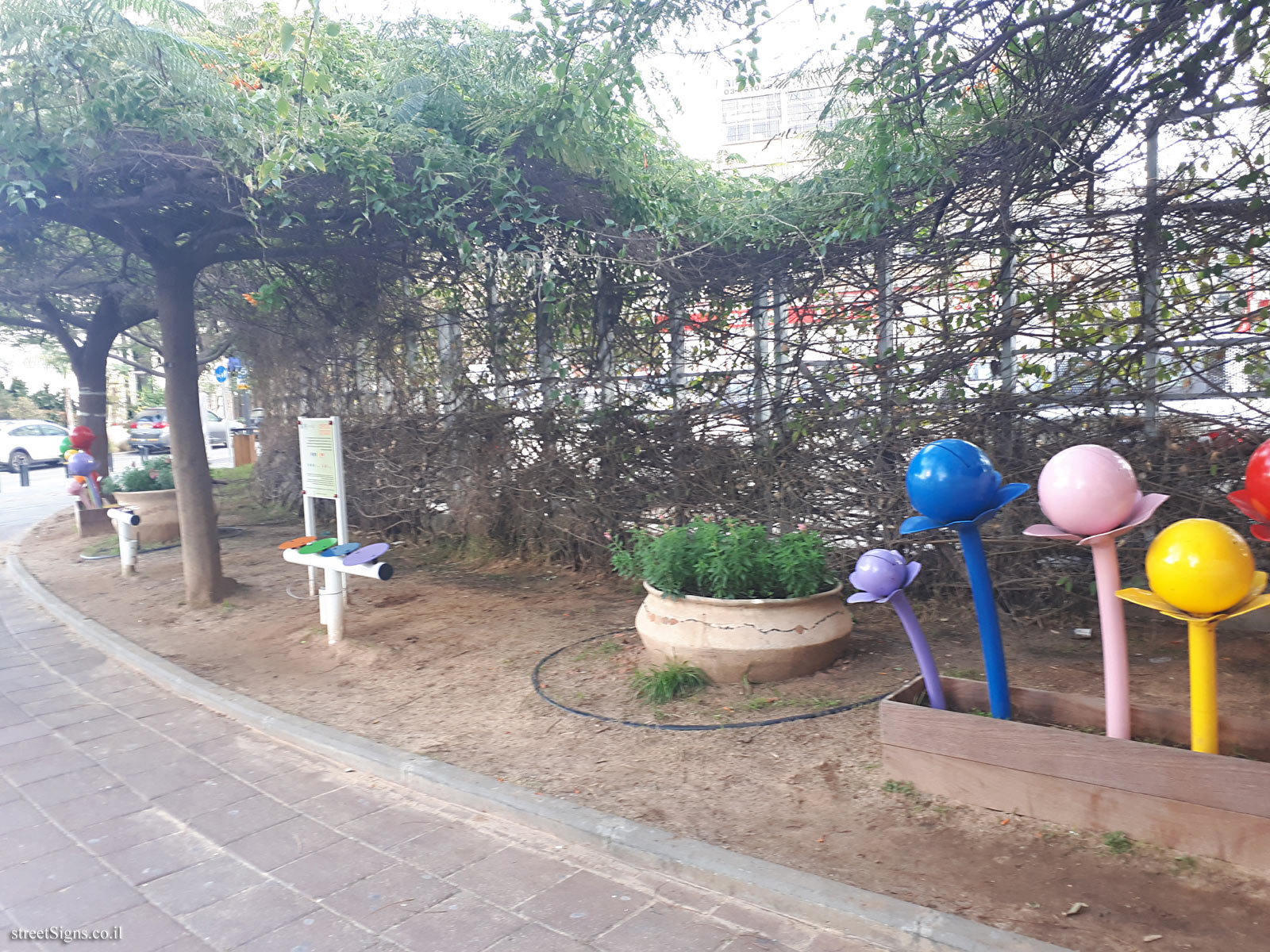 Playing Flowers - Tuval St 3, Ramat Gan, Israel