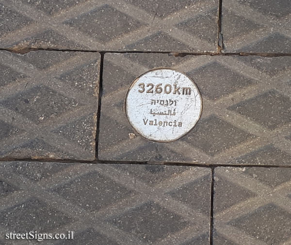 Distance from Jaffa Port: Valencia