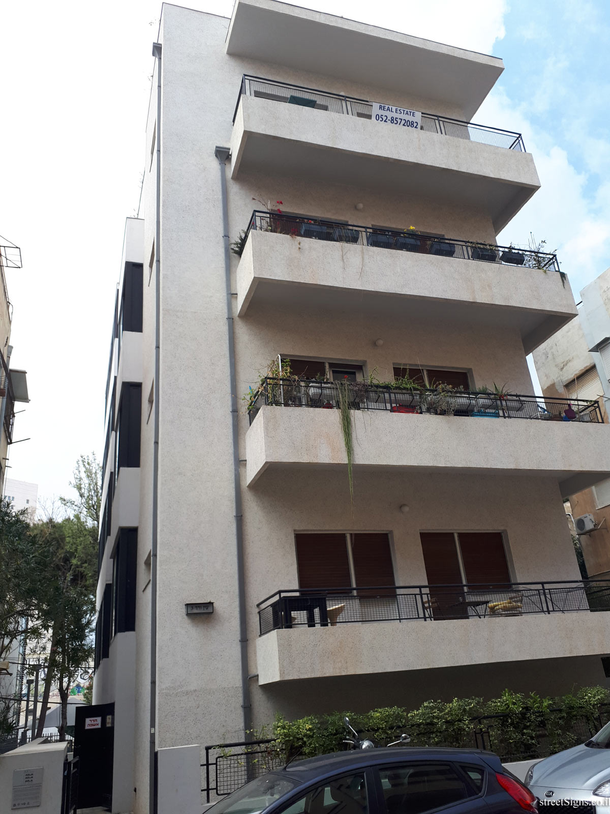 Tel Aviv - buildings for conservation - Ein Vered St 3, Tel Aviv-Yafo, Israel