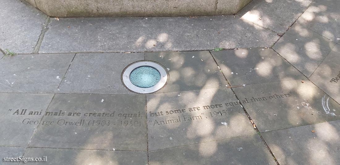 South End Green fountain - George Orwell - Hampstead, London, UK