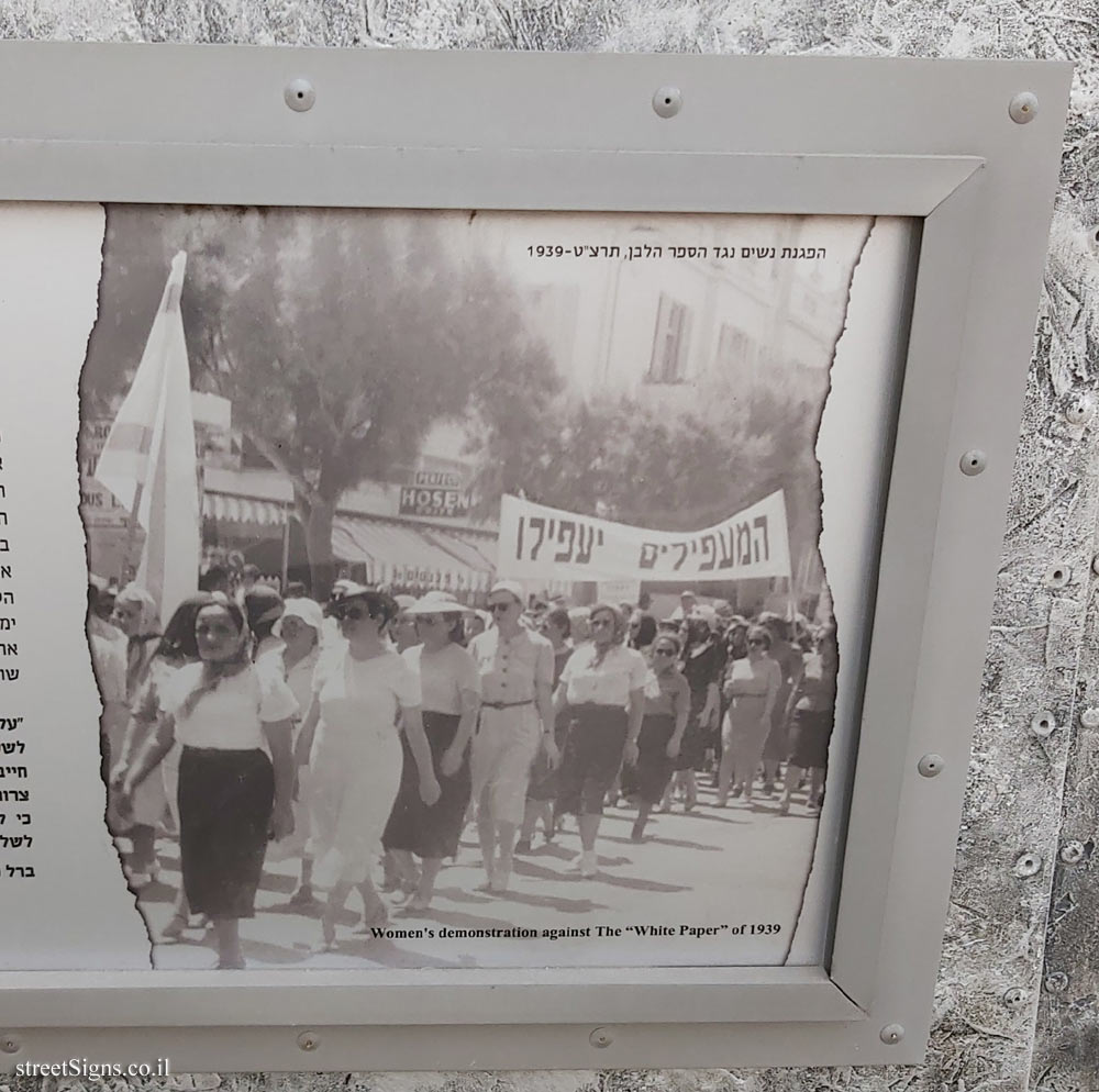 Tel Aviv - London Garden - The story of the illegal immigration-Ha’apala before and during WWII