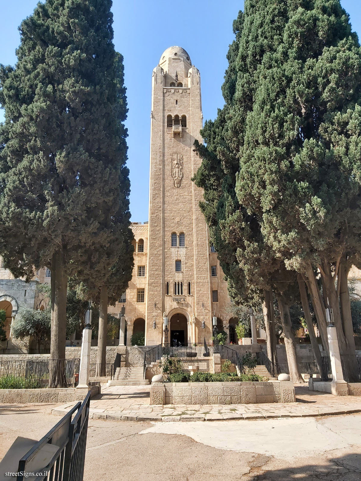 Jerusalem - The Built Heritage - Y.M.C.A. Building - King David St 26, Jerusalem, Israel
