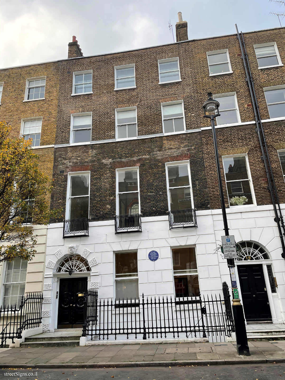 London - English Heritage - The House of Ethel Gordon Fenwick lived - 20 Upper Wimpole St, Paddington, London W1G 6LZ, UK