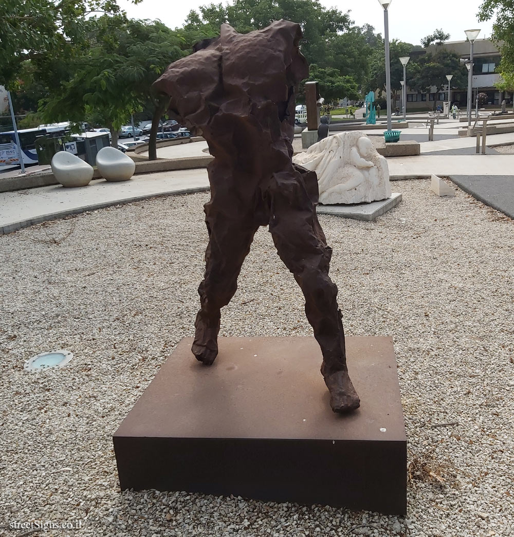 "The Tel Hashomer man" Lewis & Lazar outdoor sculpture - The Topor sculpture garden at Sheba Hospital in Tel Hashomer