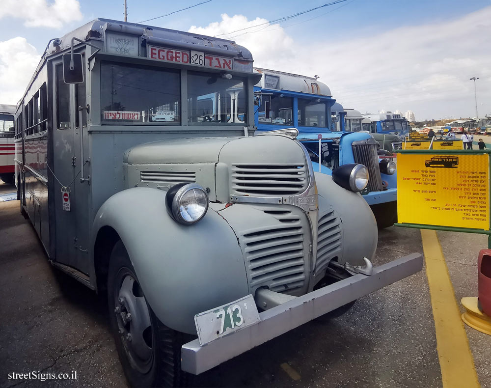 Holon - Egged Historical Vehicle Museum - Dodge from 1944 - Moshe Dayan St 1, Holon, Israel