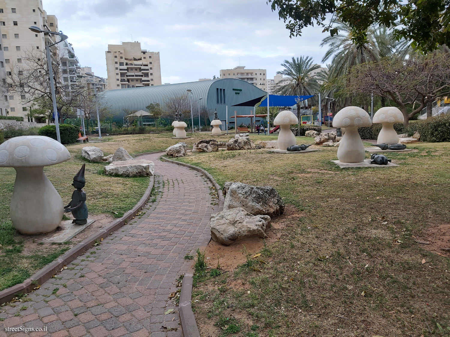 Holon - Story Garden - "About Dwarfs, Mushrooms and What Else - Mota Gur St, Holon, Israel