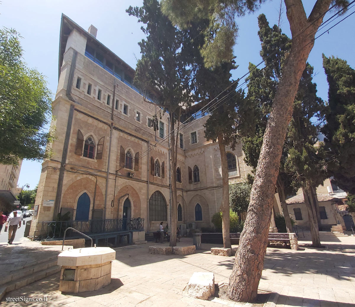 Jerusalem - The Built Heritage - German hospice (Italian Synagogue) - Hillel St 27, Jerusalem, Israel