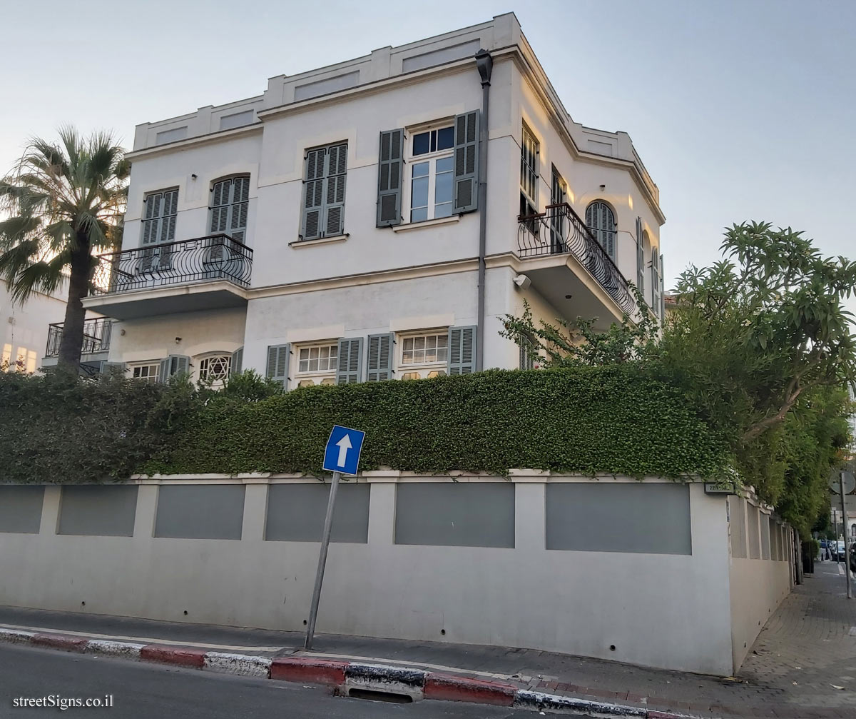 Tel Aviv - buildings for conservation - 15 Kalischer, Wlodawsky House
