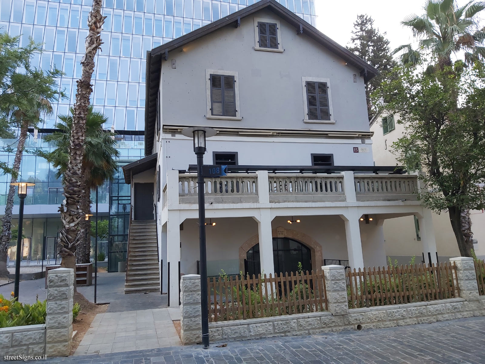 Tel Aviv - Sarona complex - buildings for preservation - Lämmle House - David Elazar 15
