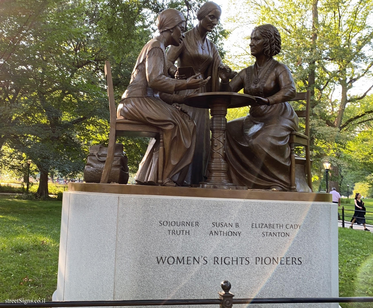 New York - Central Park - "Women’s Rights Pioneers" - Outdoor Statue by Meredith Bergmann