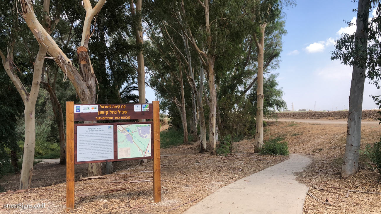 Kfar Hasidim - Kishon River Trail’s map