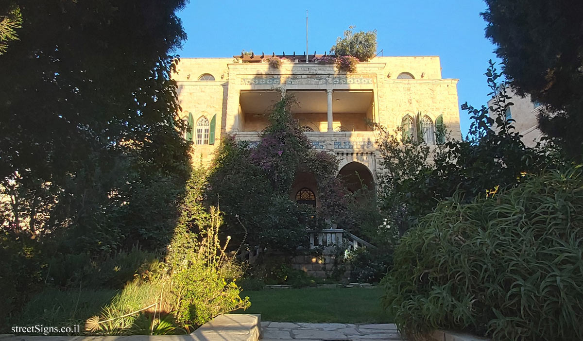 Jerusalem - Heritage Sites in Israel - Harun Al-Rashid Villa - David Marcus St 18, Jerusalem, Israel