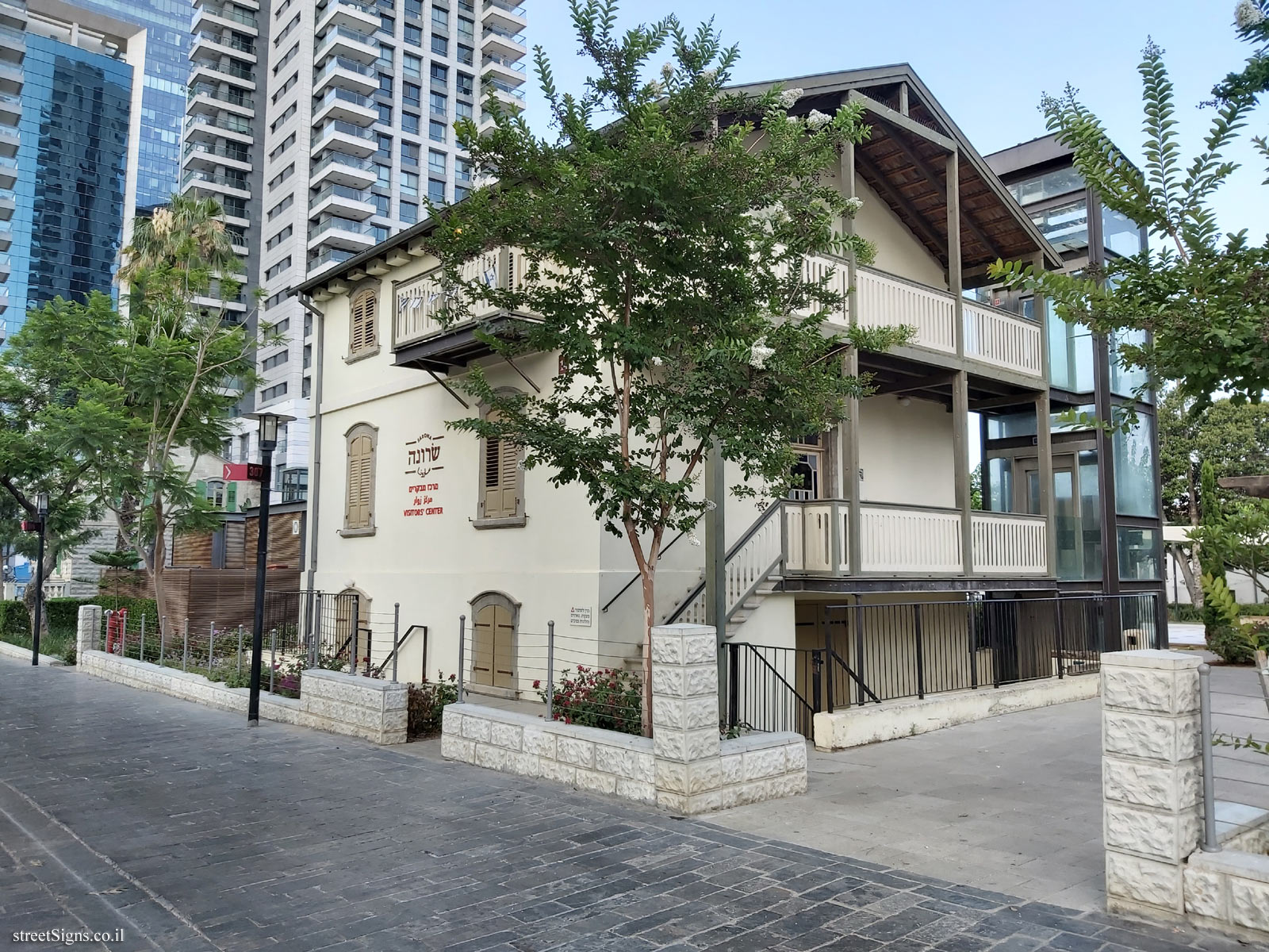 Tel Aviv - Sarona complex - buildings for preservation - Baldenhofer House