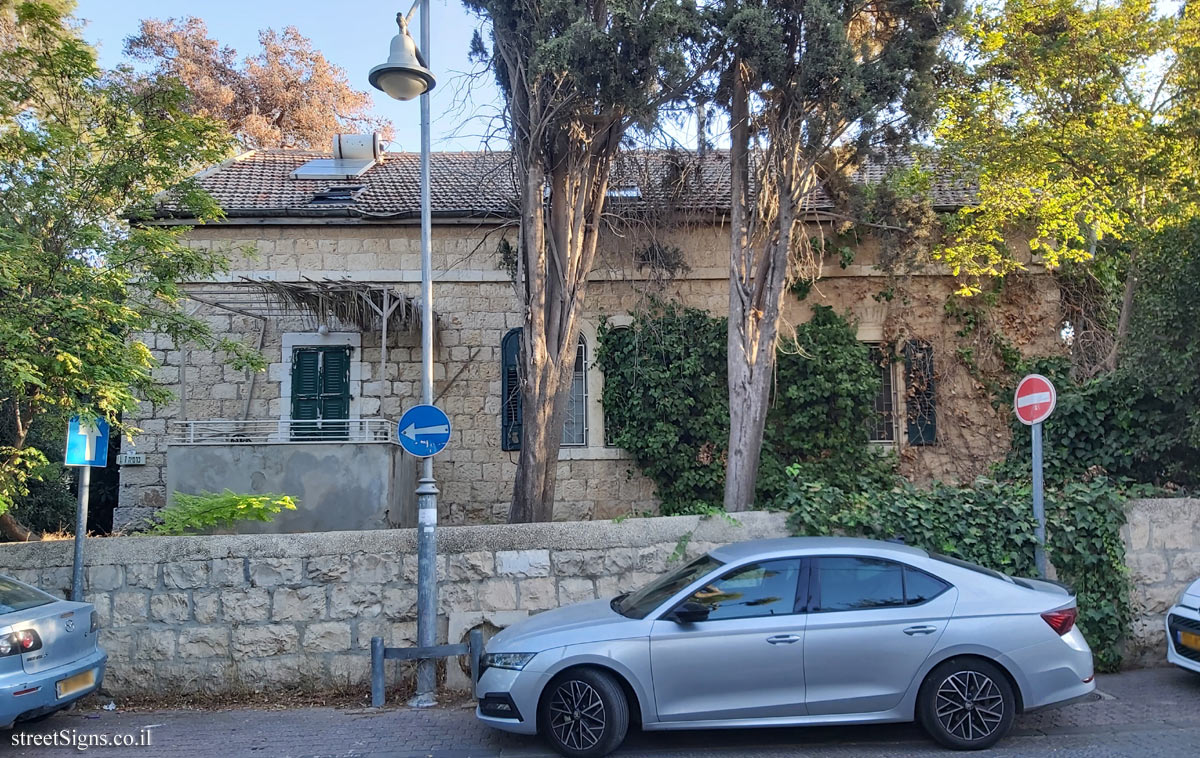 Jerusalem - Heritage Sites in Israel - Abraham Fast House - Yitzhak A. Cremieux St 7, Jerusalem, Israel