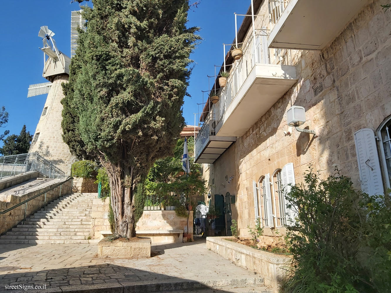 Jerusalem - Heritage Sites in Israel - Mishkenot Sha’ananim and Yemin Mosheh - Yemin Moshe St 3, Jerusalem