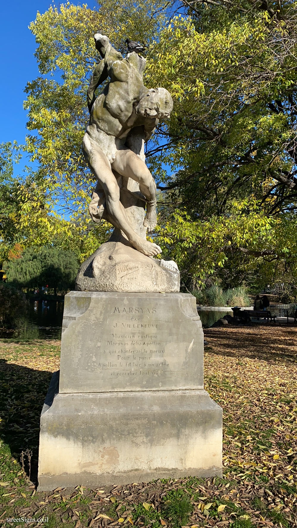 Montpellier - Jacques Louis Robert Villeneuve "Marsyas" outdoor sculpture - 121 B Allée de Jérusalem, 34000 Montpellier, France