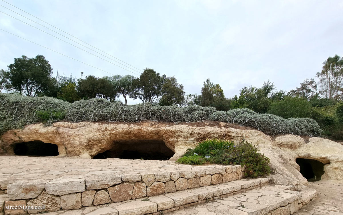 Jerusalem - The Hebrew University - The Botanical Garden - Burial caves - Givat Ram, Jerusalem, Israel