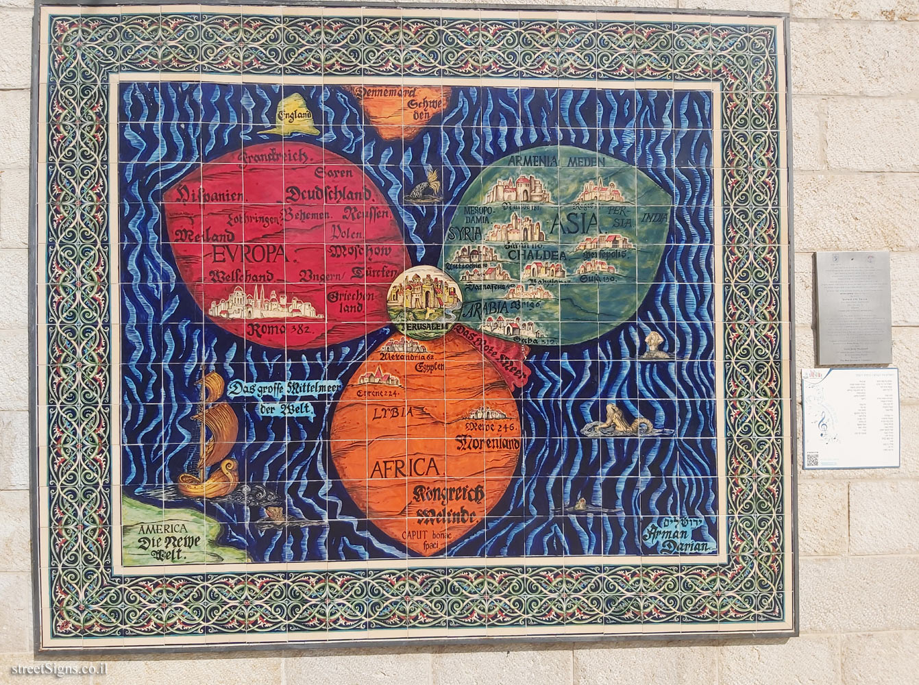 Jerusalem - Clover Map - Safra Square, Jerusalem