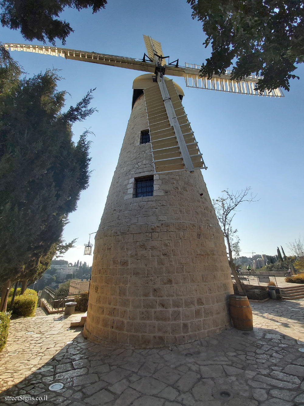 Jerusalem - Montefiore Windmill - Yemin Moshe St, Jerusalem, Israel