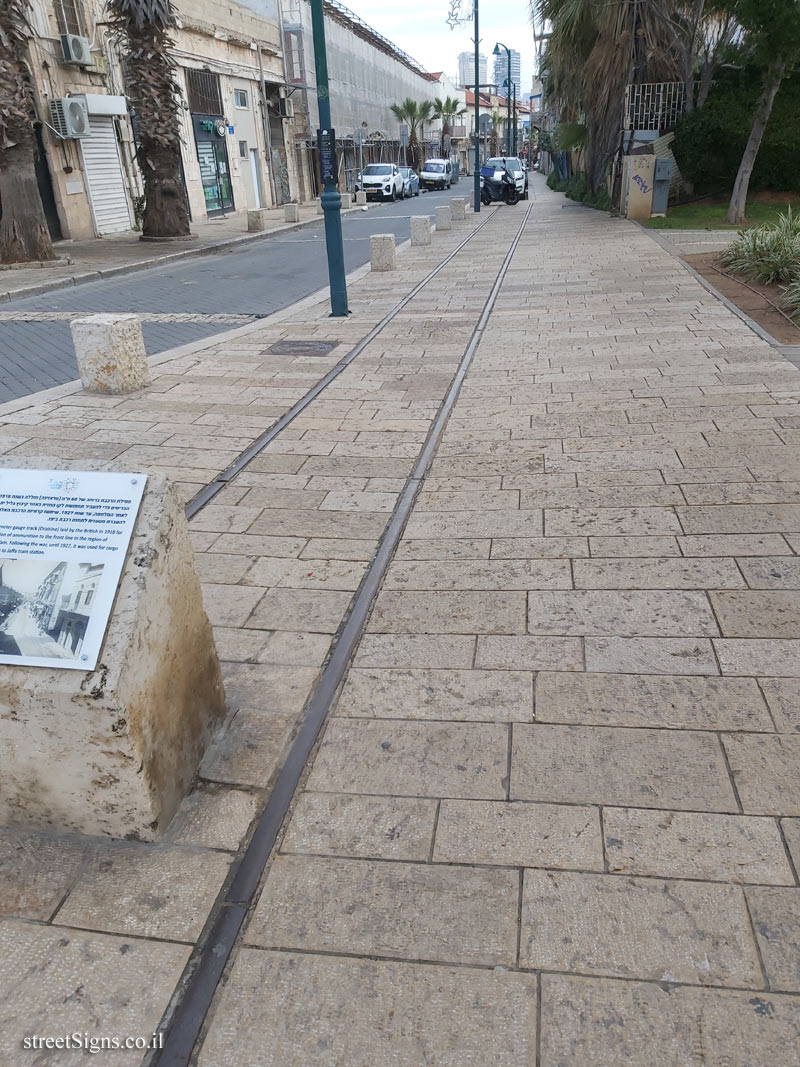 Tel Aviv - The railway in Jaffa near the clock tower - Marzouk and Azar St 1, Tel Aviv-Yafo, Israel