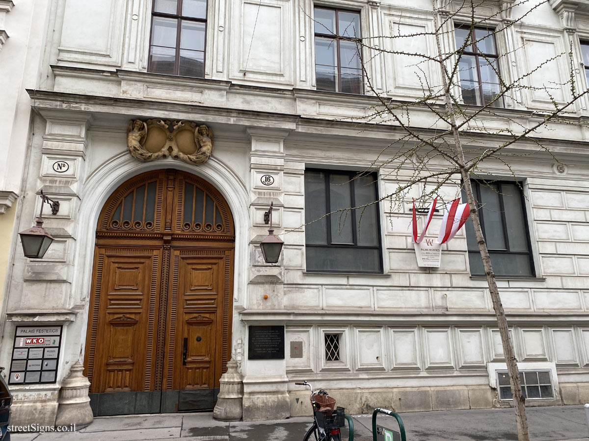 Vienna - the place where the Export Academy was established - Berggasse 16, 1090 Wien, Austria