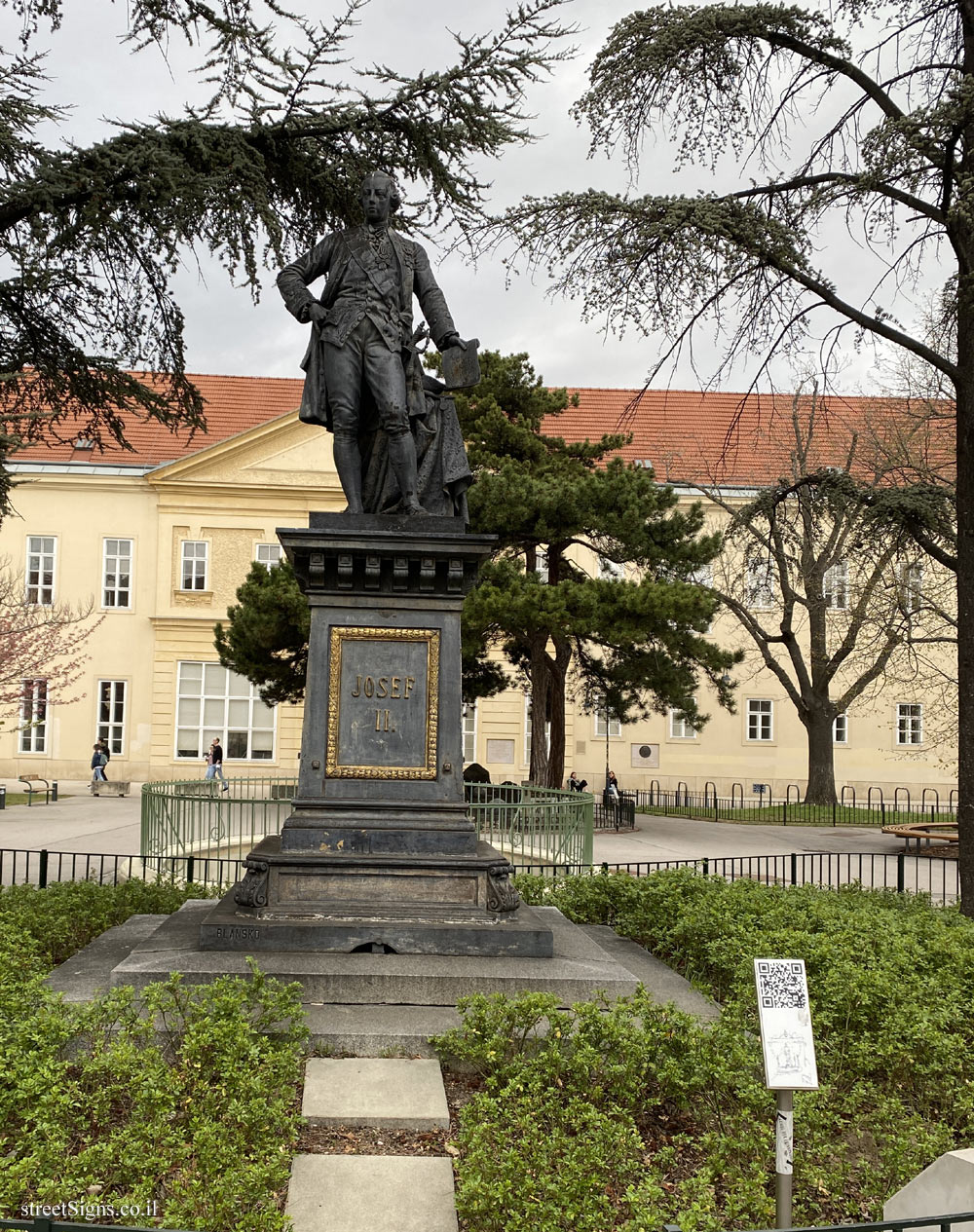 Vienna - A monument to Joseph II, Holy Roman Emperor - Spitalgasse 2, 1090 Wien, Austria