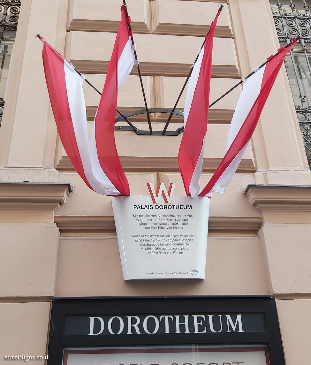 Vienna - A city introduces itself - Dorotheum - Spiegelgasse 16, 1010 Wien, Austria