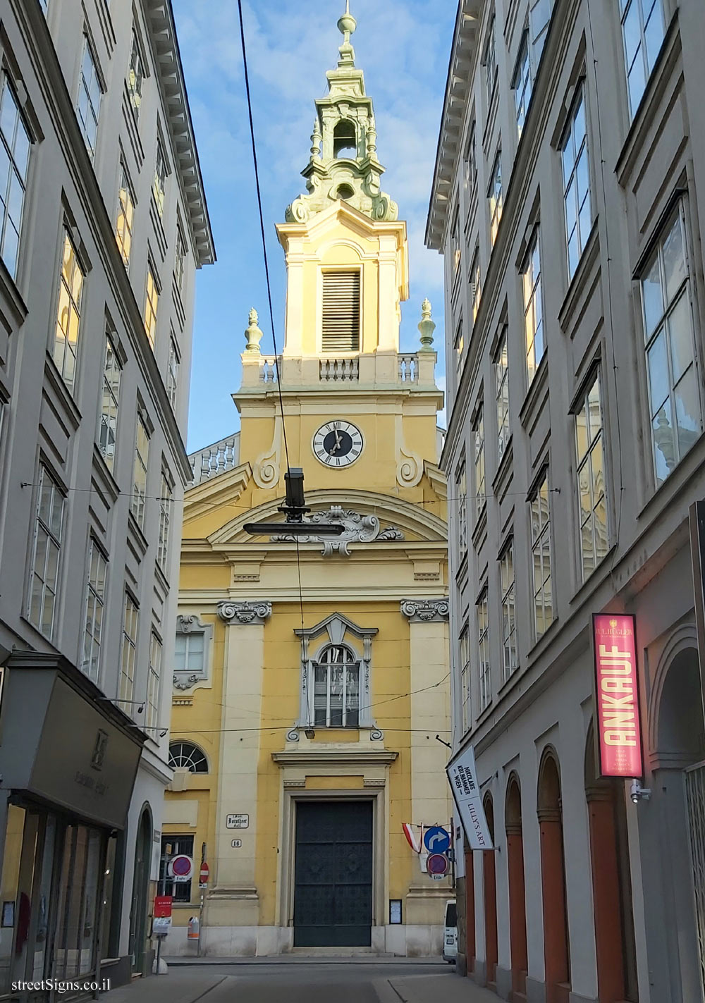 Vienna - A city introduces itself - Protestant Church HB. - Dorotheergasse 16, 1010 Wien, Austria